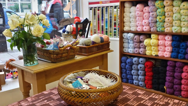 Inside view of the London Haberdashery